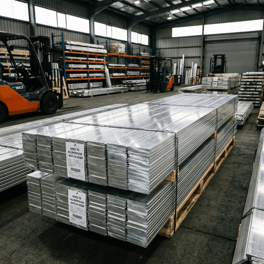 Aluminium Flat Bar grade 6082 T6 — flat bar stock